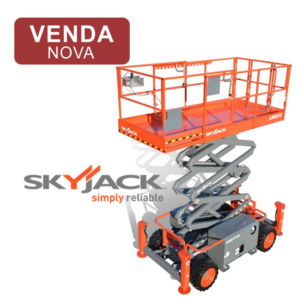 Plataforma Elevatória Skyjack SJ 6826 e SJ 6832 RT